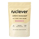 A cream-colored pouch of Nuclevər Superfood Nutrashake against a white background.